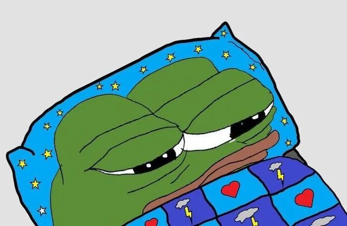 meme ếch xanh ngủ meme ếch xanh ngủ