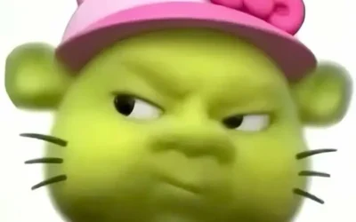meme liếc ánh mắt khó ở