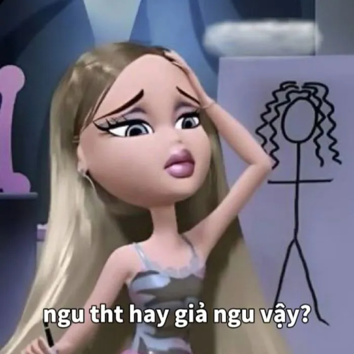 meme ngu barbie hài