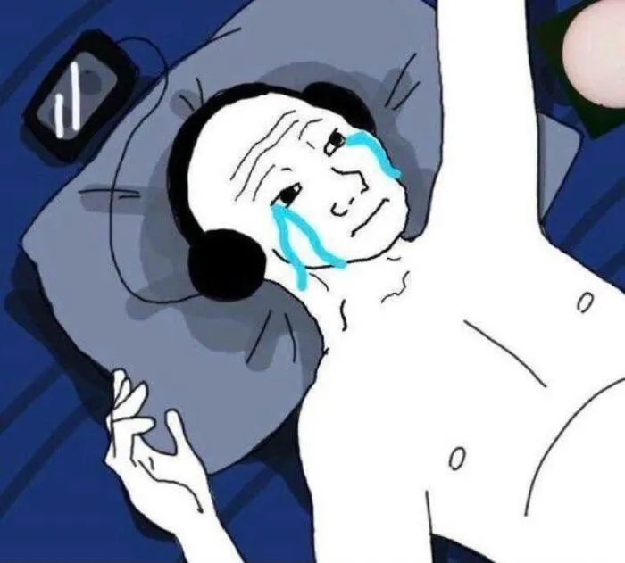 meme thất vọng khóc