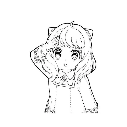 tranh tô màu anime 27