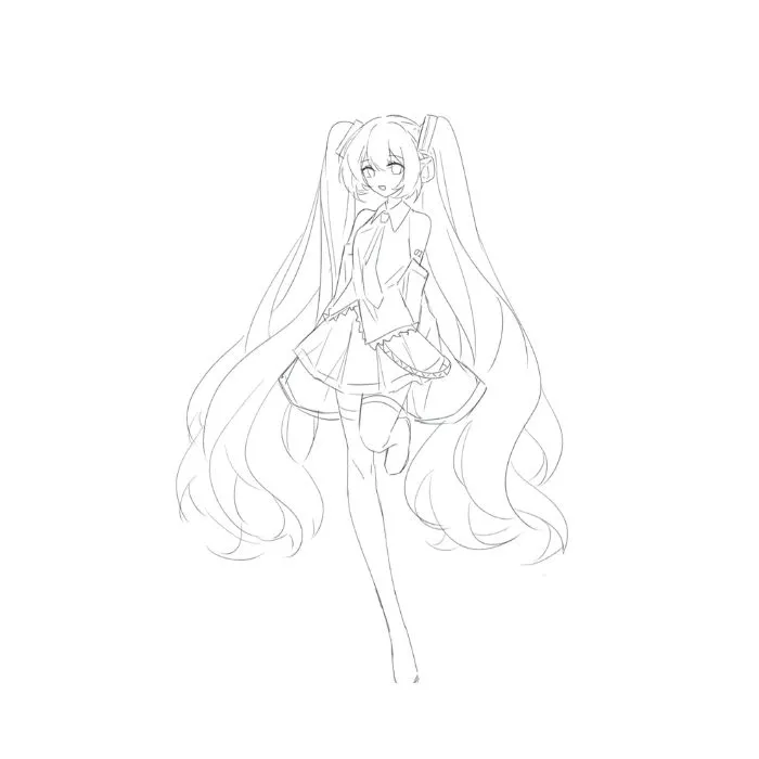 tranh tô màu anime girl ngầu 15 tranh tô màu anime girl ngầu 15
