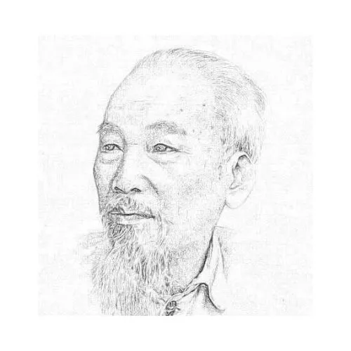 tranh tô màu bác hồ 24