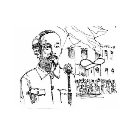 tranh tô màu bác hồ 25