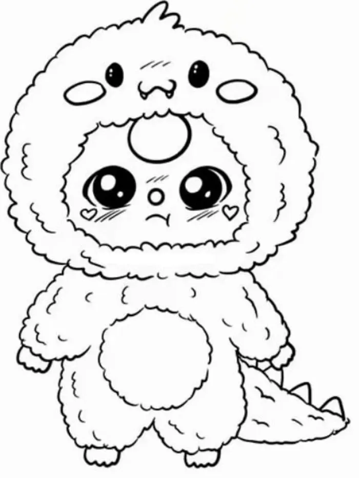 tranh tô màu bé baby three