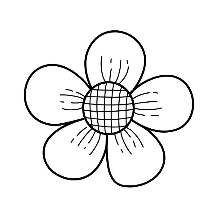 tranh tô màu bông hoa 5 cánh 6 tranh tô màu bông hoa 5 cánh 6