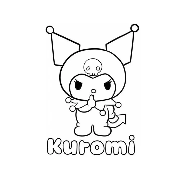 tranh to màu kuromi 14