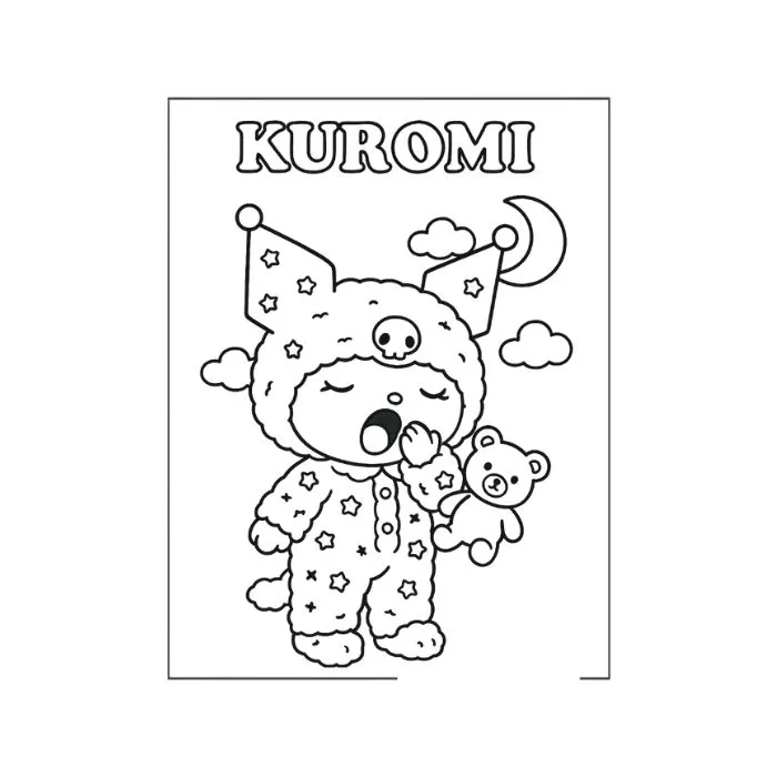 tranh to màu kuromi 35