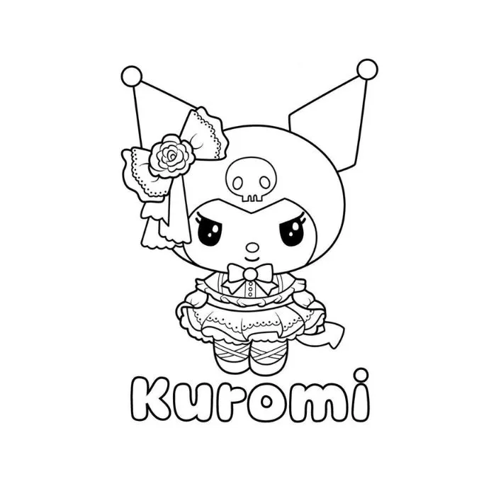 tranh to màu kuromi 4