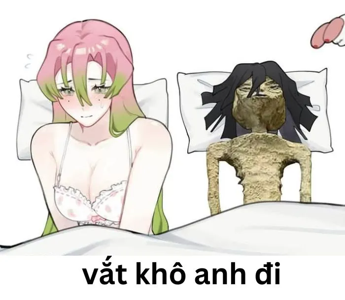 vắt cực khô meme hình xương
