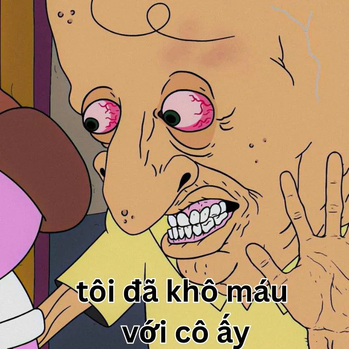 vắt cực khô meme vẽ